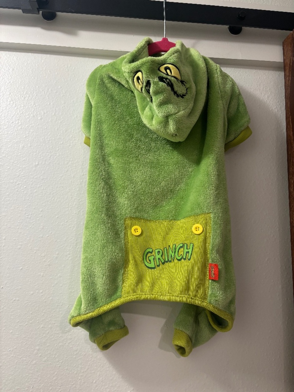 Grinch Hooded Pet Costume Sz Large Holiday/Christmas